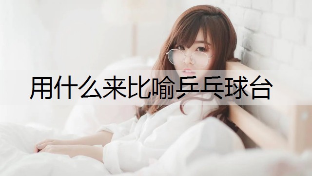 用什么来比喻乒乓球台