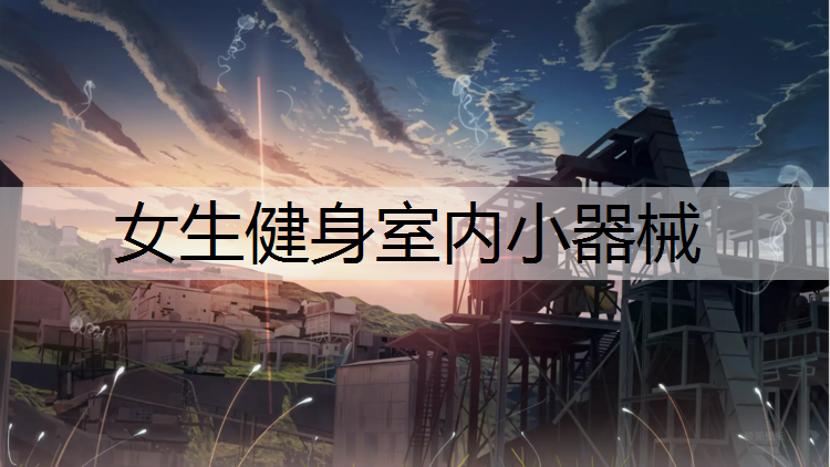 女生健身室内小器械